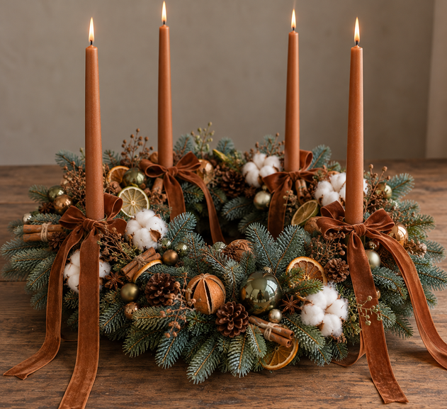 Tradičný adventný veniec