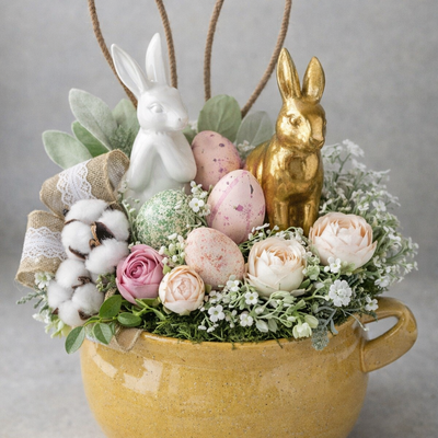 Jarná veľkonočná šálka